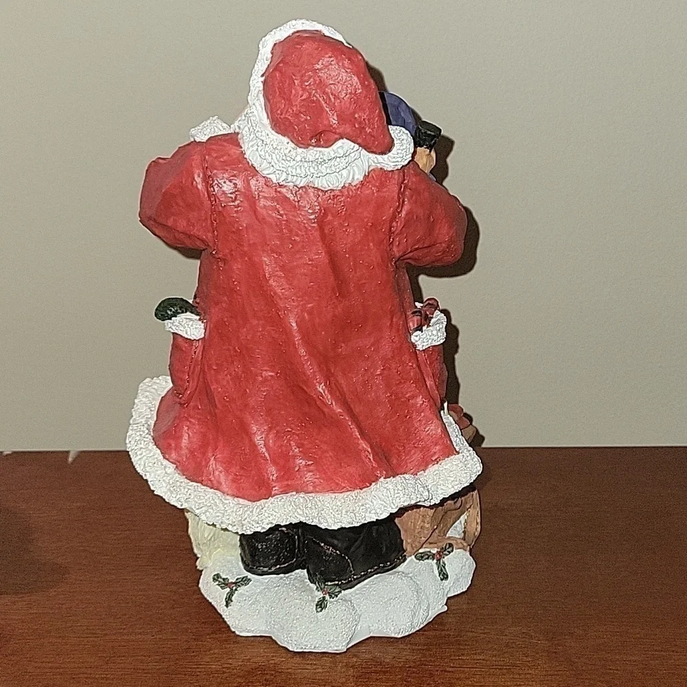 VINTAGE Santa with gifts Decoration